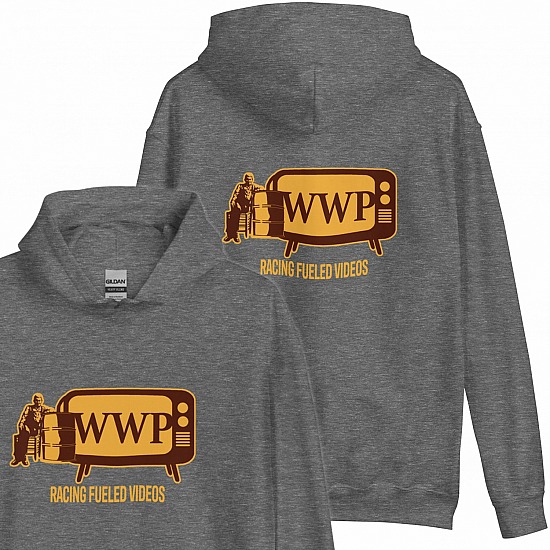 WWPTV Gray Racing Fueled Hoodie